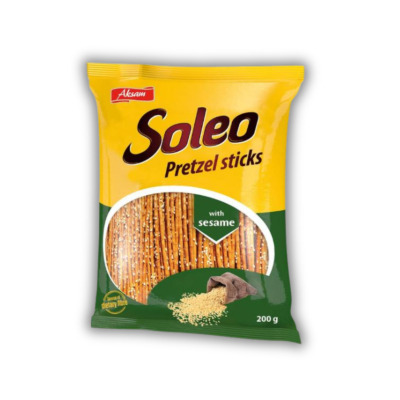 PRETZEL CON SESAMO X 200 GRS