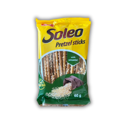 PRETZEL CON SESAMO X 60 GRS.