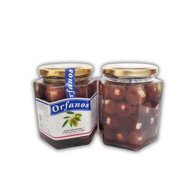 ACEITUNA NEGRA RELLENA MORRON X 200G