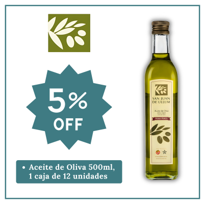 San Juan de Ullum Aceite de Oliva Extra Virgen 500ml