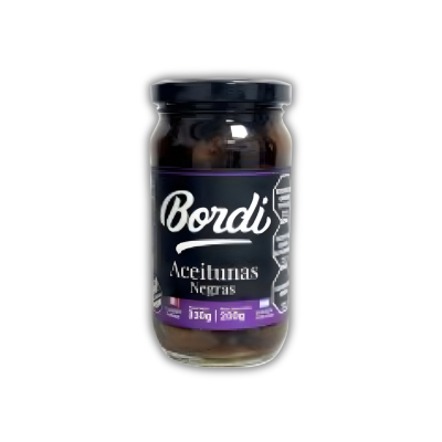 Bordi Frasco aceitunas negras 200g