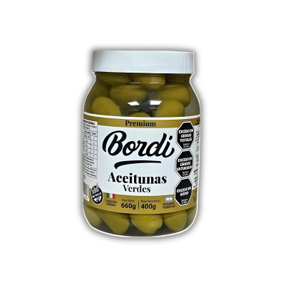 Bordi Frasco aceitunas verdes premium 400g