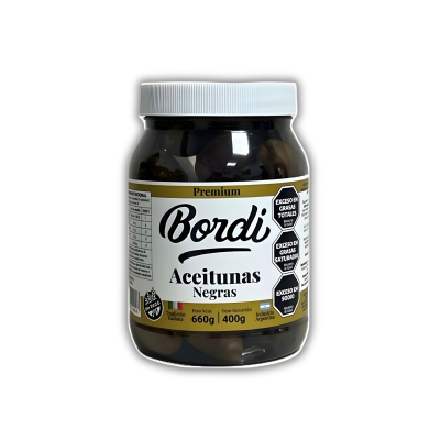 Bordi Frasco aceitunas negras premium 400g
