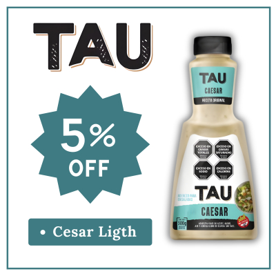 Tau Delta Aderezo Caesar Ligth 300g                                                          