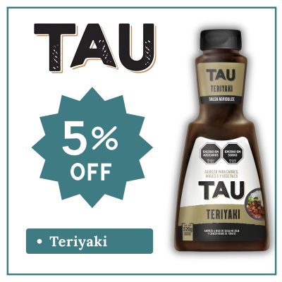 Tau Delta Aderezo Teriyaki 320g