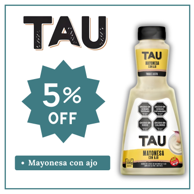 Tau Delta Mayonesa con ajo 300g     