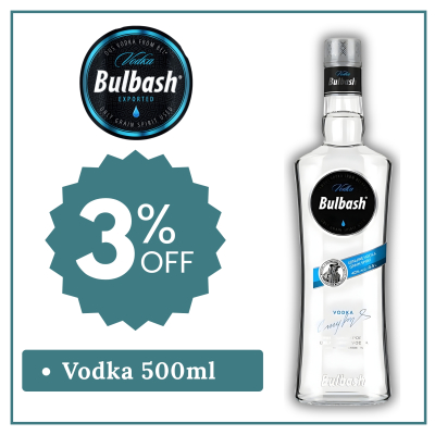 VODKA BULBASH X 500 ML 